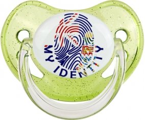 Empreinte My Identity Îles Caïmans Sucete Physiologique Vert à paillette