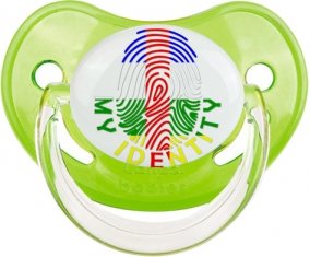 Empreinte My Identity République centrafricaine Sucette Physiologique Vert classique