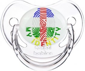 Empreinte My Identity République centrafricaine Sucette Physiologique Transparent classique