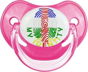 Empreinte My Identity République centrafricaine Sucette Physiologique Rose classique