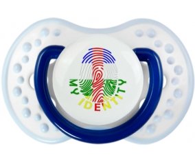 Empreinte My Identity République centrafricaine Sucette LOVI Dynamic Marine-blanc-bleu classique