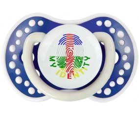 Empreinte My Identity République centrafricaine Sucette LOVI Dynamic Bleu-marine phosphorescente