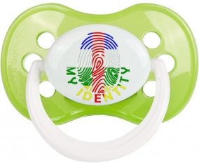 Empreinte My Identity République centrafricaine Tétine Anatomique Vert classique
