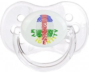 Empreinte My Identity République centrafricaine Sucette Cerise Transparent classique