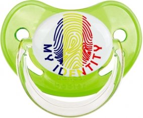 Empreinte My Identity Tchad Sucette Physiologique Vert classique