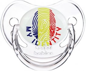 Empreinte My Identity Tchad Sucette Physiologique Transparent classique