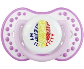 Empreinte My Identity Tchad Sucette LOVI Dynamic Blanc-mauve classique