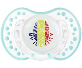 Empreinte My Identity Tchad Sucette LOVI Dynamic Retro-blanc-lagon classique