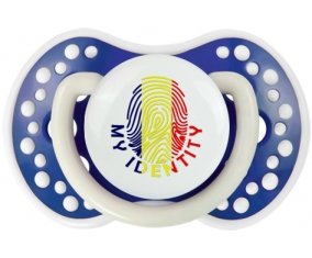 Empreinte My Identity Tchad Sucette LOVI Dynamic Bleu-marine phosphorescente