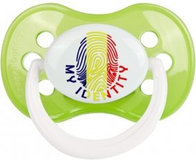 Empreinte My Identity Tchad Sucette Anatomique Vert classique