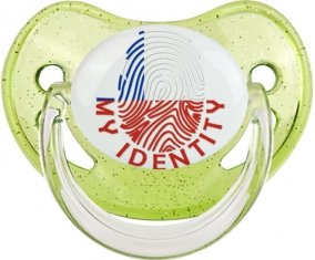 Empreinte My Identity Chili Tétine Physiologique Vert à paillette