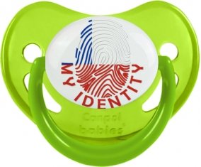 Empreinte My Identity Chili Tétine Physiologique Vert phosphorescente