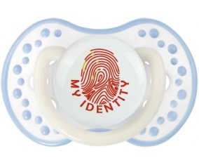 Empreinte My Identity Chine Tétine LOVI Dynamic Blanc-cyan classique