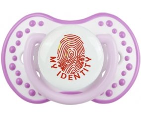 Empreinte My Identity Chine Tétine LOVI Dynamic Blanc-mauve classique