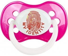 Empreinte My Identity Chine Sucette Anatomique Rose foncé classique