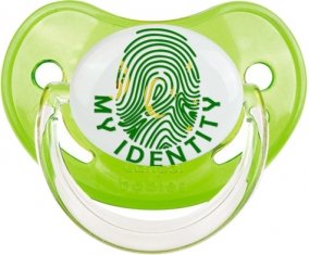 Empreinte My Identity Îles Cocos Sucette Physiologique Vert classique