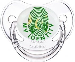 Empreinte My Identity Îles Cocos Sucette Physiologique Transparent classique