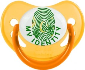 Empreinte My Identity Îles Cocos Sucette Physiologique Jaune phosphorescente