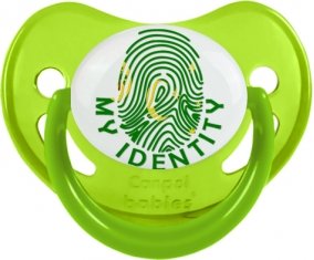 Empreinte My Identity Îles Cocos Sucette Physiologique Vert phosphorescente