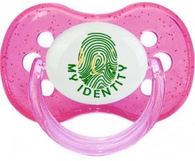 Empreinte My Identity Îles Cocos Tétine Cerise Rose à paillette