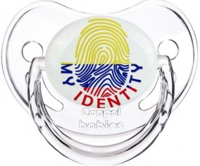Empreinte My Identity Colombie Tétine Physiologique Transparent classique