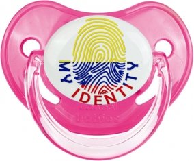 Empreinte My Identity Colombie Tétine Physiologique Rose classique