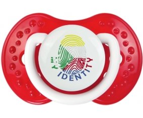 Empreinte My Identity Comores Tétine LOVI Dynamic Blanc-rouge classique