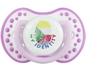 Empreinte My Identity Comores Tétine LOVI Dynamic Blanc-mauve classique