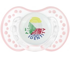 Empreinte My Identity Comores Tétine LOVI Dynamic Retro-blanc-rose-tendre classique