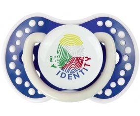 Empreinte My Identity Comores Tétine LOVI Dynamic Bleu-marine phosphorescente