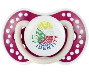 Empreinte My Identity Comores Tétine LOVI Dynamic Fuchsia phosphorescente
