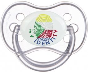 Empreinte My Identity Comores Sucette Anatomique Transparente classique