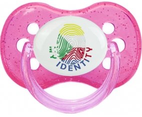 Empreinte My Identity Comores Sucette Cerise Rose à paillette