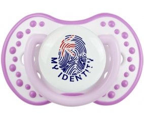 Empreinte My Identity les Îles Cook Sucette LOVI Dynamic Blanc-mauve classique