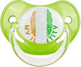 Empreinte My Identity Côte d'Ivoire Tétine Physiologique Vert classique