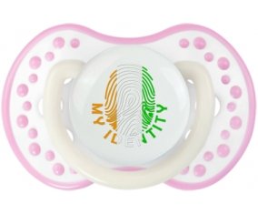 Empreinte My Identity Côte d'Ivoire Sucete LOVI Dynamic Blanc-rose phosphorescente