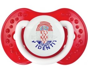 Empreinte My Identity Croatie Tétine LOVI Dynamic Blanc-rouge classique