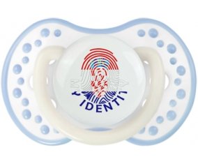 Empreinte My Identity Croatie Tétine LOVI Dynamic Blanc-cyan classique