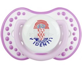 Empreinte My Identity Croatie Tétine LOVI Dynamic Blanc-mauve classique