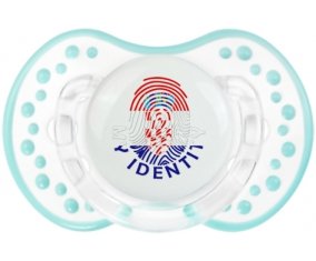 Empreinte My Identity Croatie Tétine LOVI Dynamic Retro-blanc-lagon classique