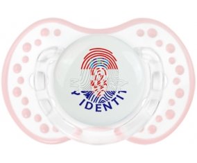 Empreinte My Identity Croatie Tétine LOVI Dynamic Retro-blanc-rose-tendre classique