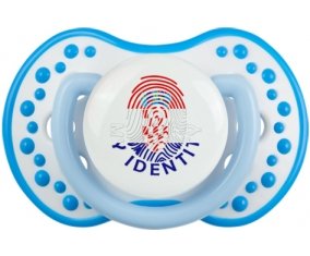 Empreinte My Identity Croatie Tétine LOVI Dynamic Blanc-bleu phosphorescente
