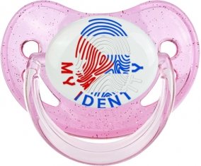 Empreinte My Identity Cuba Sucette Physiologique Rose à paillette