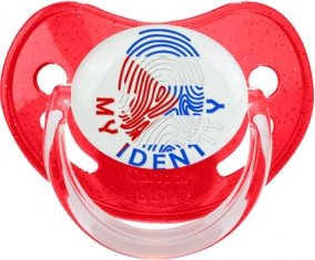 Empreinte My Identity Cuba Sucette Physiologique Rouge à paillette