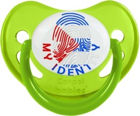 Empreinte My Identity Cuba Sucette Physiologique Vert phosphorescente