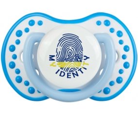 Empreinte My Identity Curacao Sucette LOVI Dynamic Blanc-bleu phosphorescente