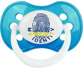 Empreinte My Identity Curacao Sucette Anatomique Cyan classique