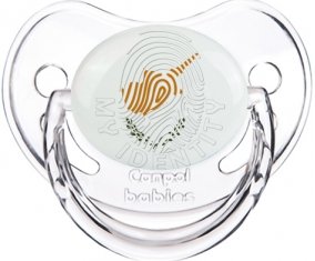 Empreinte My Identity Chypre Tétine Physiologique Transparent classique