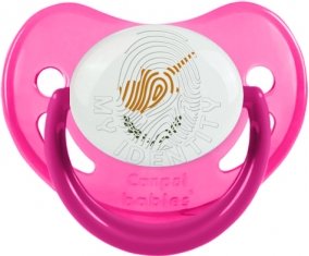Empreinte My Identity Chypre Tétine Physiologique Rose phosphorescente