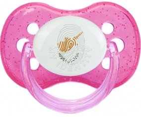 Empreinte My Identity Chypre Sucete Cerise Rose à paillette